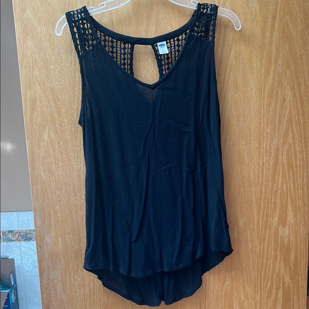 Old Navy Black Sleeveless Tank Top